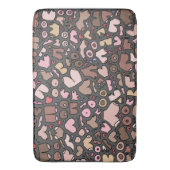 名前ニュートラル胸パターン バスマット (正面縦)