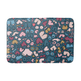 名前ニュートラル胸パターン バスマット