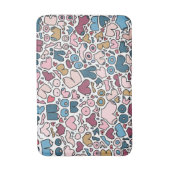 名前ニュートラル胸パターン バスマット (正面縦)