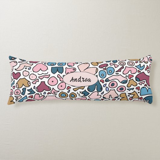 名前ニュートラル胸パターン ボディピロー (正面)