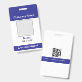 名前バッジ基本保険または実在不動産 バッジ (表裏)