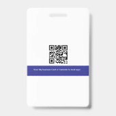 名前バッジ基本保険または実在不動産 バッジ (裏面)