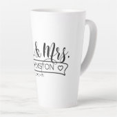 名前バナーID668 カフェラテマグ (右アングル)