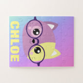 名前パズルをギフトボックスで追加、30個の特大ピース ジグソーパズル (横)