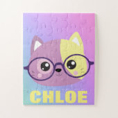 名前パズルをギフトボックスで追加、30個の特大ピース ジグソーパズル (縦)