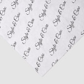 名前パターパーソナライズされたン付きティッシュペーパープリント 薄葉紙 (詳細)