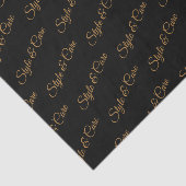 名前パターパーソナライズされたン付きティッシュペーパープリント 薄葉紙 (詳細)