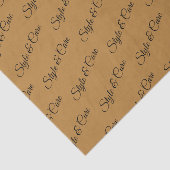 名前パターパーソナライズされたン付きティッシュペーパープリント 薄葉紙 (詳細)