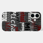 名前パターンが大き過ぎるiPhoneケース Case-Mate iPhoneケース (裏面 (横))