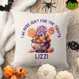 名前パンプキ不気味ンパープルオレンジキッズハロウィーン クッション