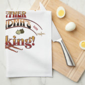 名前パーソナライズされたおばあちゃんキッチンギフト キッチンタオル (四つ折り)