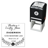 名前パーソナライズされたとアドレスのリース セルフインキングスタンプ (インサイチュ)