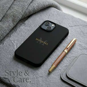 名前パーソナライズされたとイニシャル付き iPhone 13 MINIケース