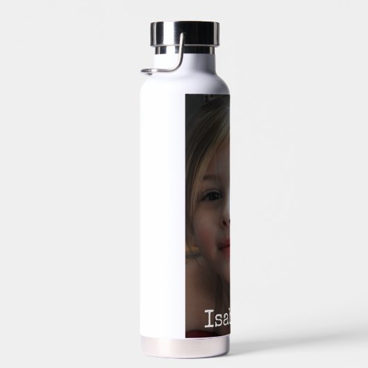 名前パーソナライズされたとフォトウォーターボトル ウォーターボトル (右面)