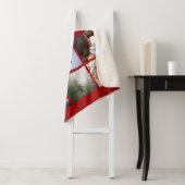 名前パーソナライズされたと写真のコラージュタイポグラフィ シェルパブランケット (インサイチュ)