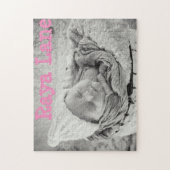 名前パーソナライズされたと写真のパズル ジグソーパズル (縦)