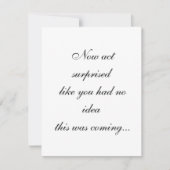 名前パーソナライズされたと写真の花嫁の提案 サンキューカード (正面)