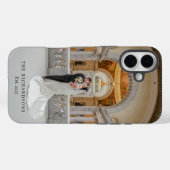 名前パーソナライズされたと年のカップル写真結婚 Case-Mate iPhoneケース (裏面 (横))