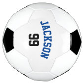 名前パーソナライズされたと番号ミニマル サッカーボール (回転)