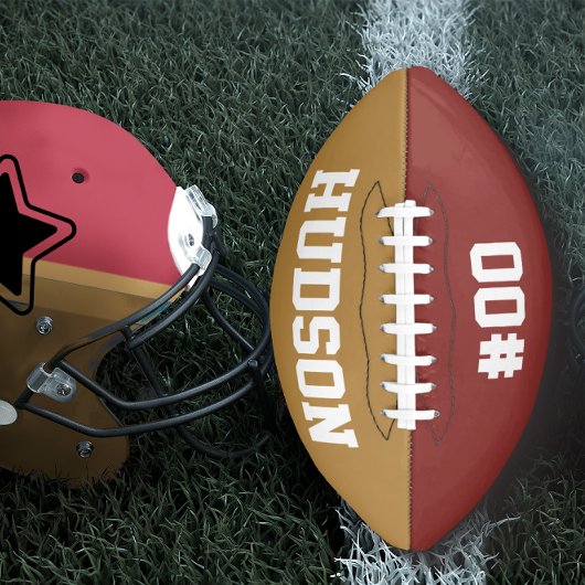 名前パーソナライズされたと番号 アメリカンフットボール