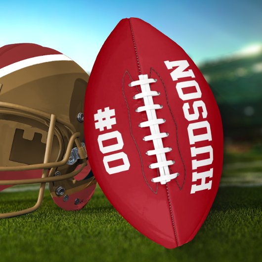 名前パーソナライズされたと番号 アメリカンフットボール