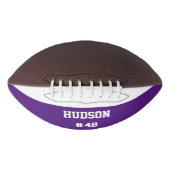 名前パーソナライズされたと番号 アメリカンフットボール (正面)