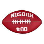 名前パーソナライズされたと番号 アメリカンフットボール (正面)