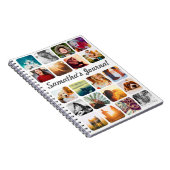 名前パーソナライズされたと20写真 ノートブック (右側)