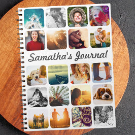 名前パーソナライズされたと20写真 ノートブック