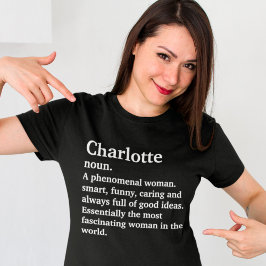 名前パーソナライズされたのカスタム定義 Tシャツ