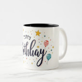 名前パーソナライズされたの変更 ツートーンマグカップ (正面右)