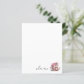 名前パーソナライズされたひな形紙 (スタンド正面)