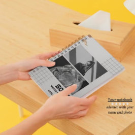 名前パーソナライズされたをカスタム追加するノートブック(&Photo) ノートブック