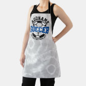 名前パーソナライズされたを追加サッカー選手チームのタイダイ エプロン (インサイチュ)