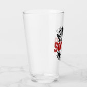 名前パーソナライズされたを追加サッカー選手チームのタイダイ タンブラーグラス (右)