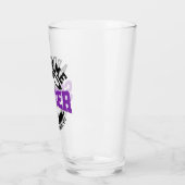 名前パーソナライズされたを追加サッカー選手チームのタイダイ タンブラーグラス (左)