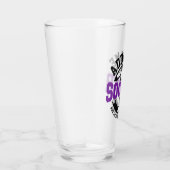 名前パーソナライズされたを追加サッカー選手チームのタイダイ タンブラーグラス (右)