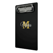 名前パーソナライズされたイニシャル ミニクリップボード (アングル2)