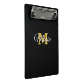 名前パーソナライズされたイニシャル ミニクリップボード (アングル)