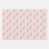 名前パーソナライズされたイースターラッピング紙シート ラッピングペーパーシート (正面2)