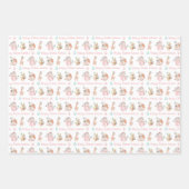 名前パーソナライズされたイースターラッピング紙シート ラッピングペーパーシート (正面3)