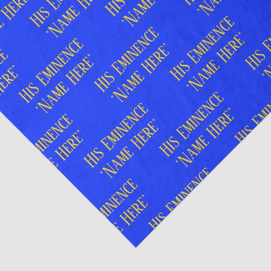 名前パーソナライズされたウィッシュエレガントブ王室のルーイエロー 薄葉紙 (詳細)