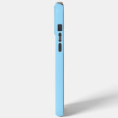 名前パーソナライズされたエレガントシンプル薄い青グレー Case-Mate iPhoneケース (裏面 / 左)