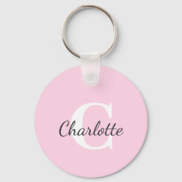 名前パーソナライズされたカスタムミニマリスト キーホルダー