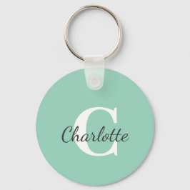名前パーソナライズされたカスタムミニマリスト キーホルダー