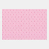 名前パーソナライズされたカスタム ラッピングペーパーシート (正面3)