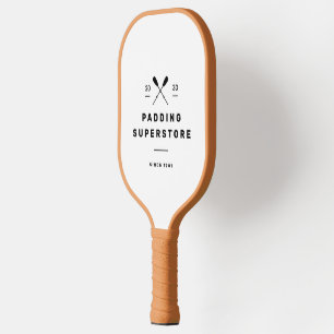 名前パーソナライズされたカスタムOutdoor Adventure Logo ピックルボールラケット