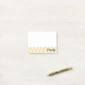 名前パーソナライズされたカボチャPinwheels ポストイット (デスク上)