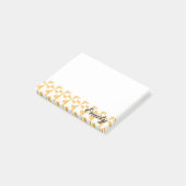 名前パーソナライズされたカボチャPinwheels ポストイット (アングル)