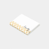 名前パーソナライズされたカボチャPinwheels ポストイット (アングル)